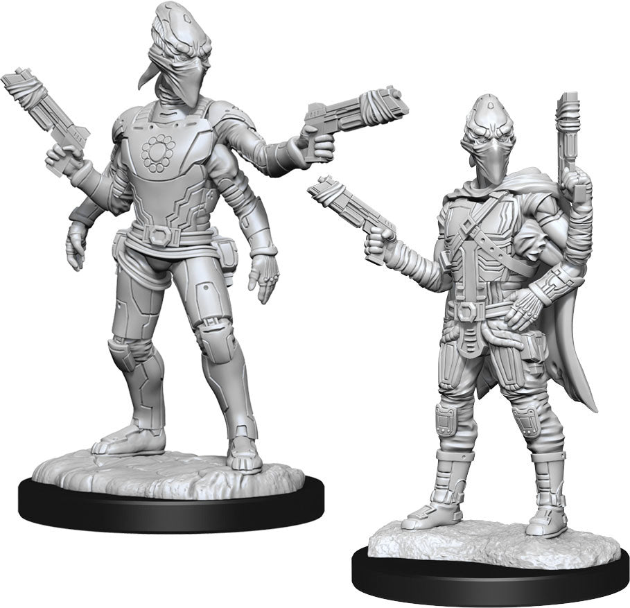 Starfinder Deep Cuts Unpainted Miniatures: Kasatha Operative