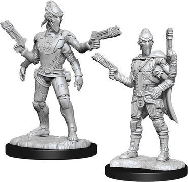 Starfinder Deep Cuts Unpainted Miniatures: Kasatha Operative
