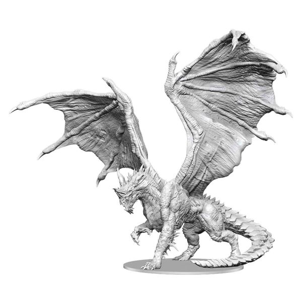 D&D Icons of the Realms Unpainted: Adult Blue Dragon
