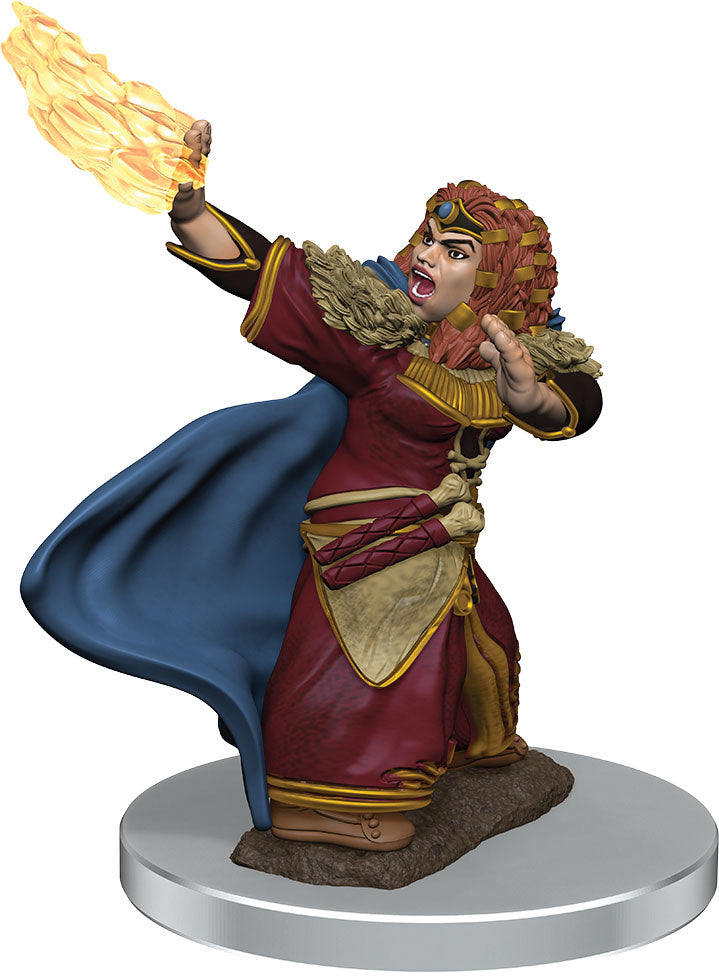 Icons of the Realms: Premium Painted Female Dwarf Wizard