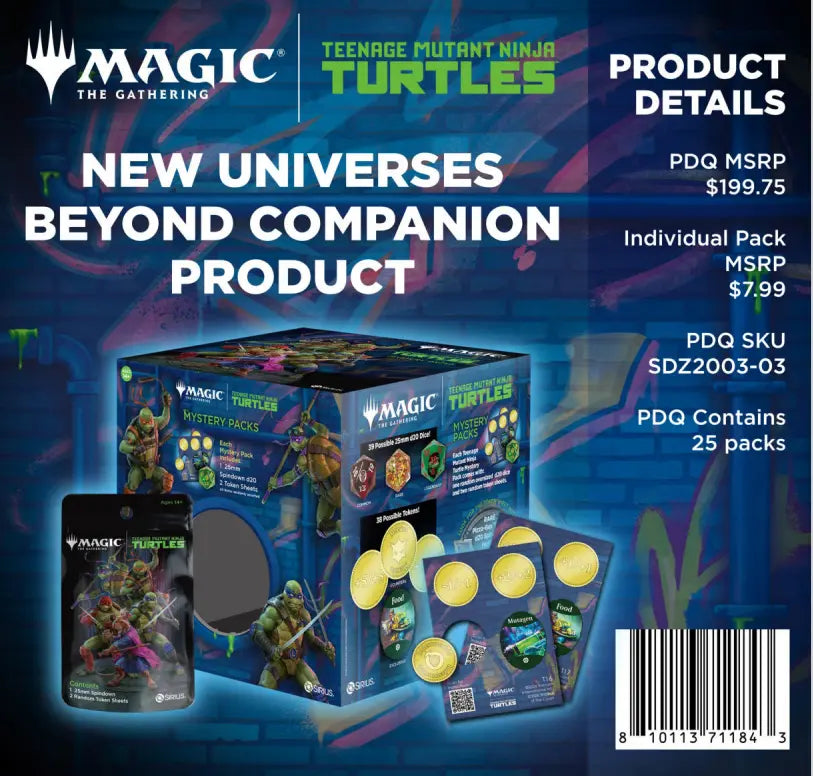 Sirius Dice MTG Teenage Mutant Ninja Turtles Treasure Packs
