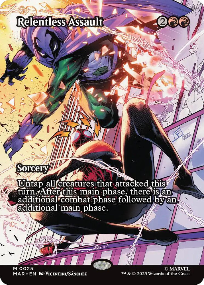 Relentless Assault (Borderless) [Marvel Universe: Eternal-Legal]