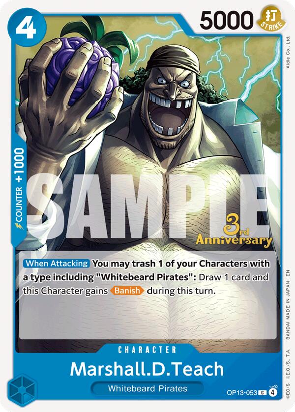 Marshall.D.Teach [Carrying On His Will: 3rd Anniversary Tournament Cards]