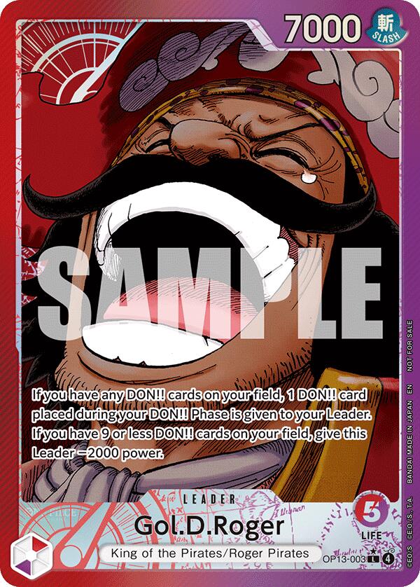 Gol.D.Roger (Jumbo) [One Piece Promotion Cards]