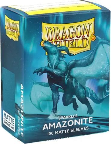 Dragon Shield Game Sleeves Matte Amazonite 100ct Pack