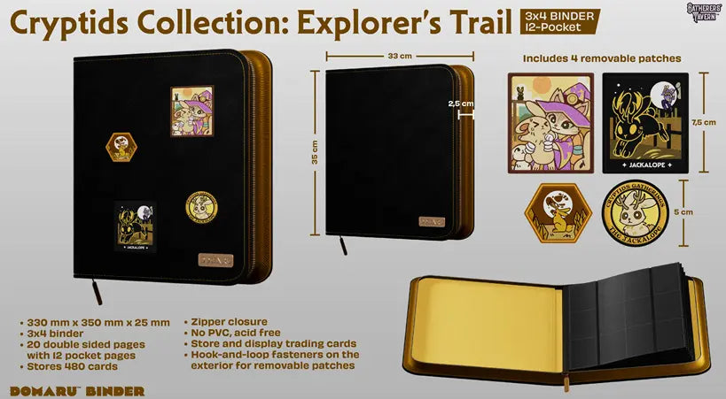 Gatherers' Tavern 12 PKT Domaru Binder Cryptide Collection - Explorer's Tail