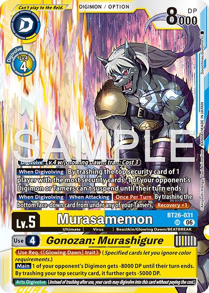 Murasamemon // Gonozan: Murashigure [BT26-031] [Timeless Bonds]
