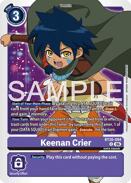 Keenan Crier [BT26-094] [Timeless Bonds]