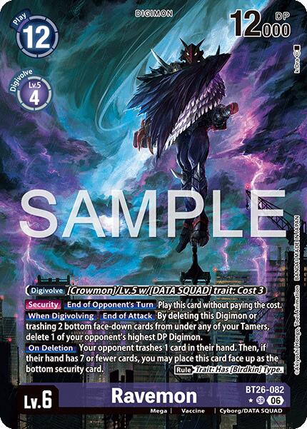Ravemon [BT26-082] (Alternate Art) [Timeless Bonds]