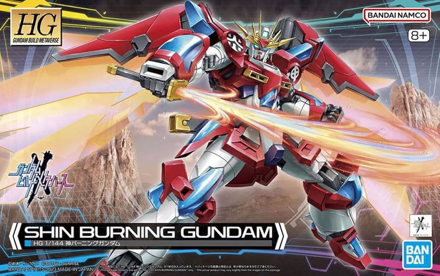 Gunpla: High Grade 1/144 - Gundam Build Metaverse, #4 Shin Burning Gundam