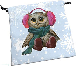 Deluxe Dice Bag: Festive Owls