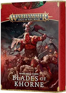 Blades of Khorne Warscroll Cards