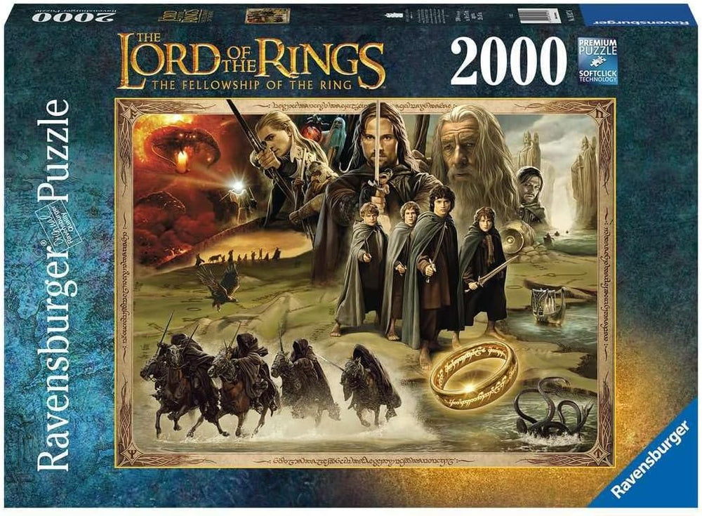 Lord of The Rings: The Fellowship of The Ring 2000 Piece Jigsaw Puzzle