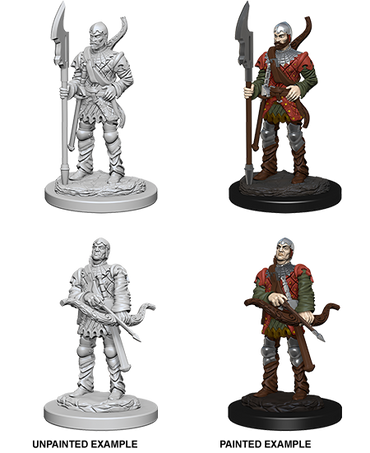 Pathfinder Deep Cuts Unpainted Miniatures: Town Guards