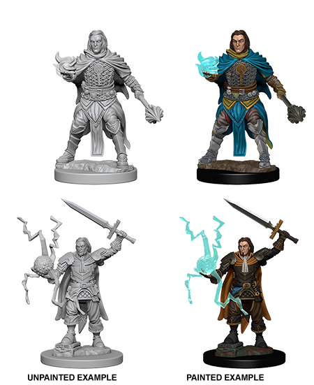 Pathfinder Deep Cuts Unpainted Miniatures: Human Male Cleric