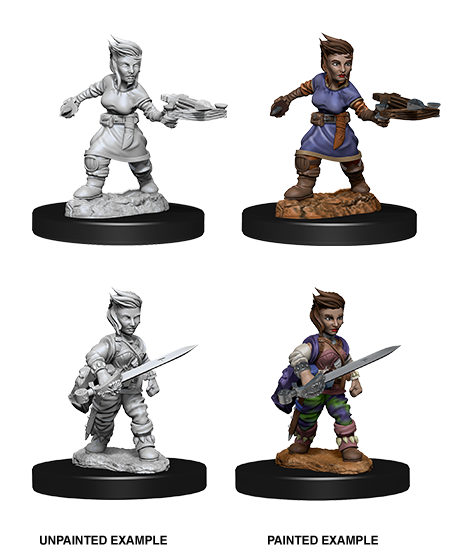 Pathfinder Deep Cuts: Female Halfling Rogue