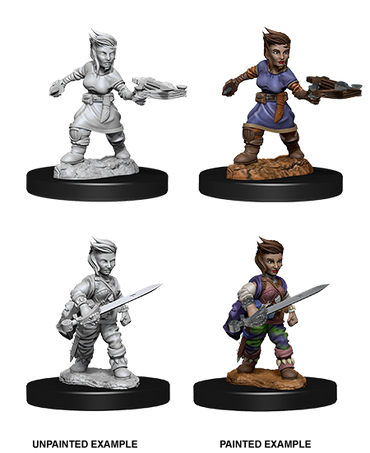 Pathfinder Deep Cuts: Female Halfling Rogue