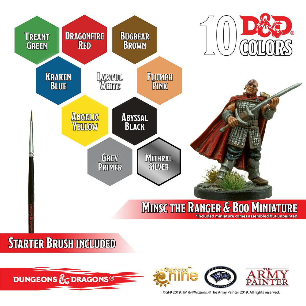 D&D ADVENTURERS PAINT SET