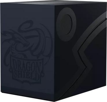 Dragon Shield Double Deck Shell Deck Box Black/Blue
