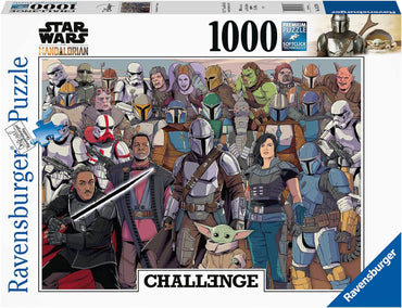 Star Wars The Mandalorian Challenge 1000 Piece Jigsaw Puzzle