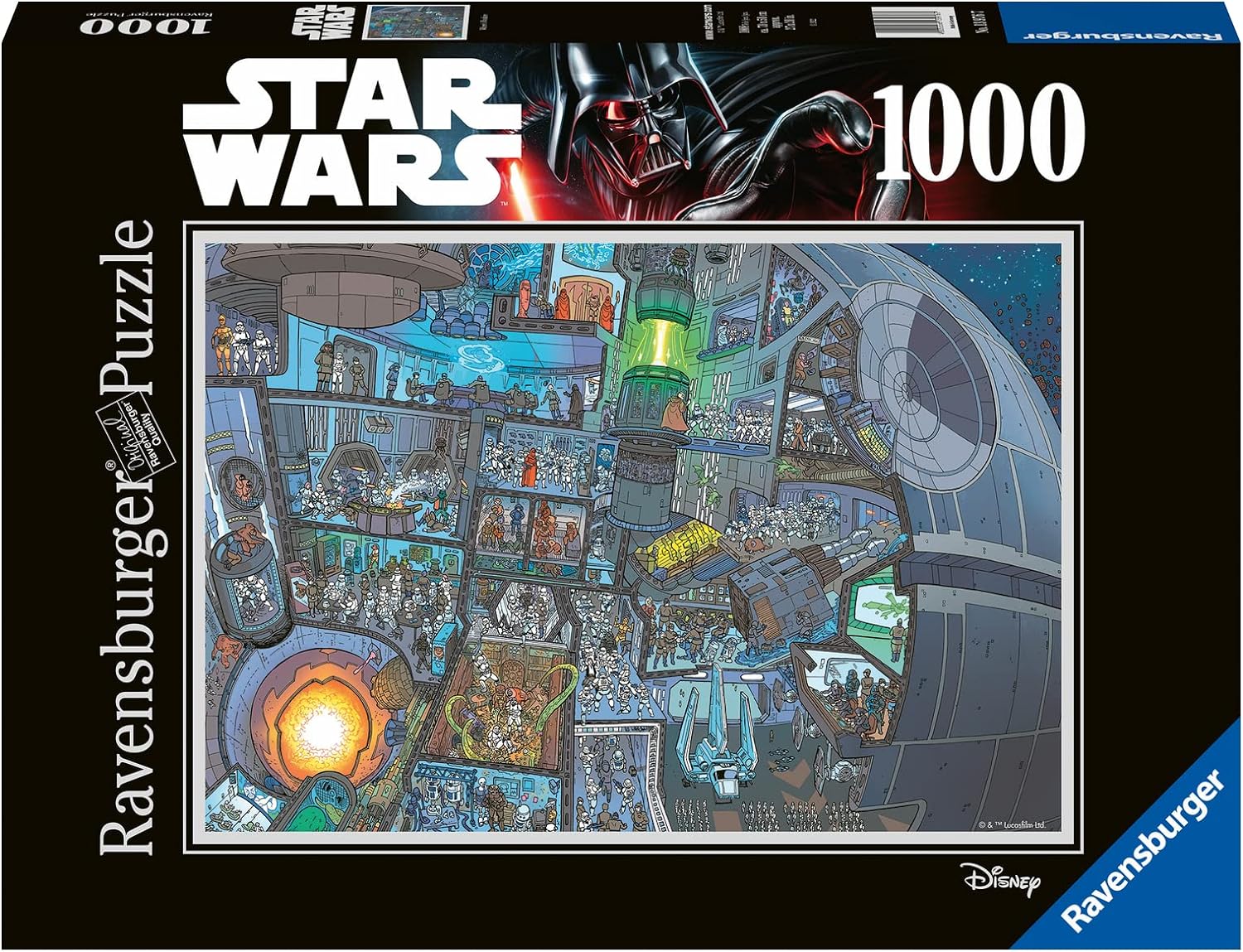 Star Wars Where's Wookiee 1000 Piece Jigsaw Puzzle