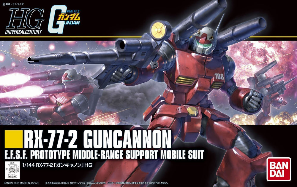 Gunpla: High Grade 1/144 - Mobile Suit Gundam, Guncannon