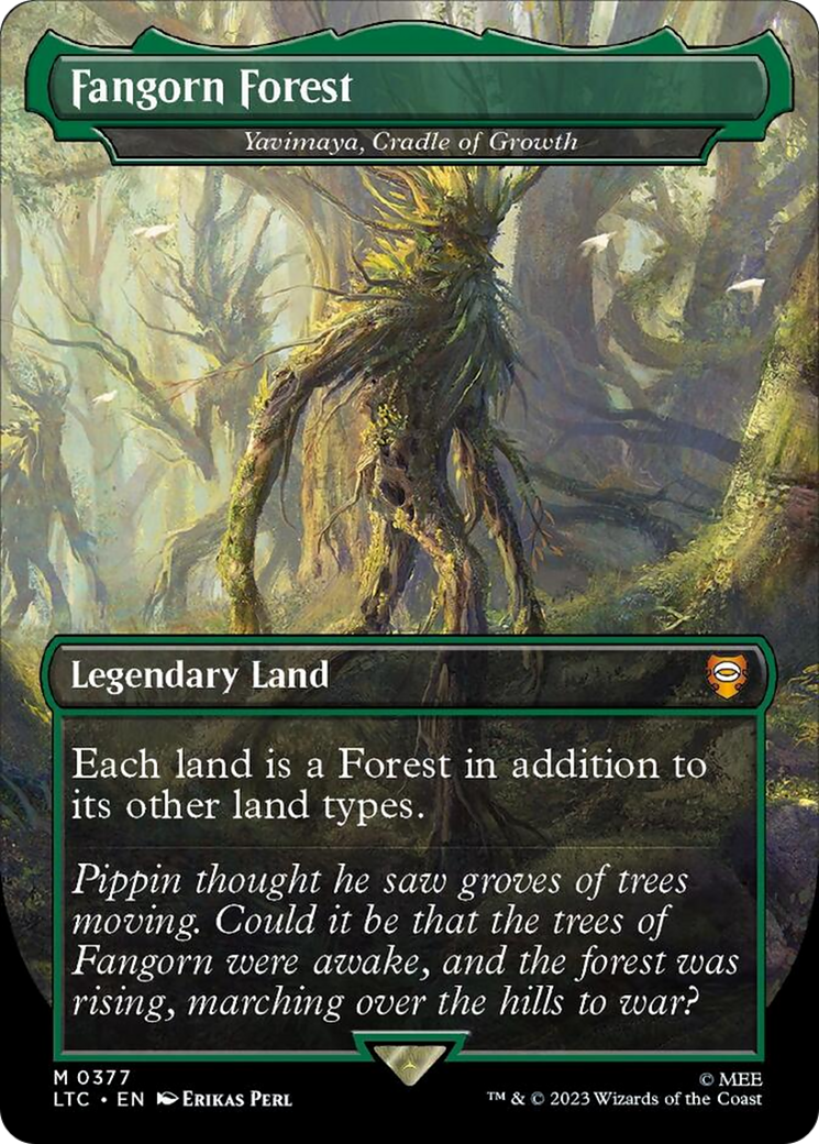 Fangorn Forest - Yavimaya, Cradle of Growth [The Lord of the Rings: Tales of Middle-Earth Commander]