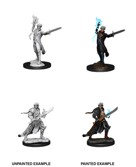 Pathfinder Deep Cuts: Male Elf Magus (Magic User)