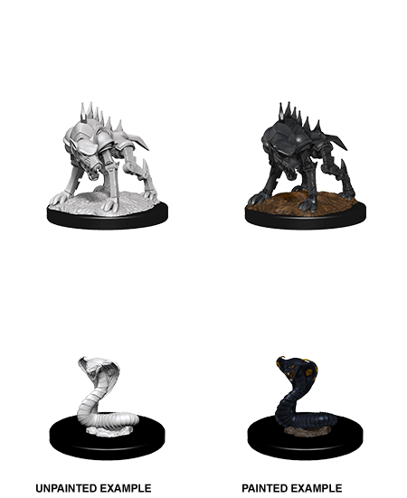 D&D Nolzur's Marvelous Miniatures: Iron Cobra & Iron Defender