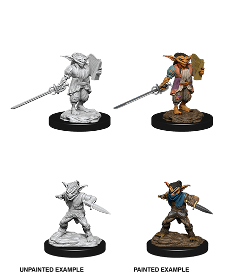 D&D Nolzur's Marvelous Miniatures: Male Goblin Rogue & Female Goblin Bard