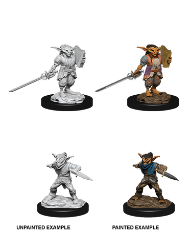 D&D Nolzur's Marvelous Miniatures: Male Goblin Rogue & Female Goblin Bard