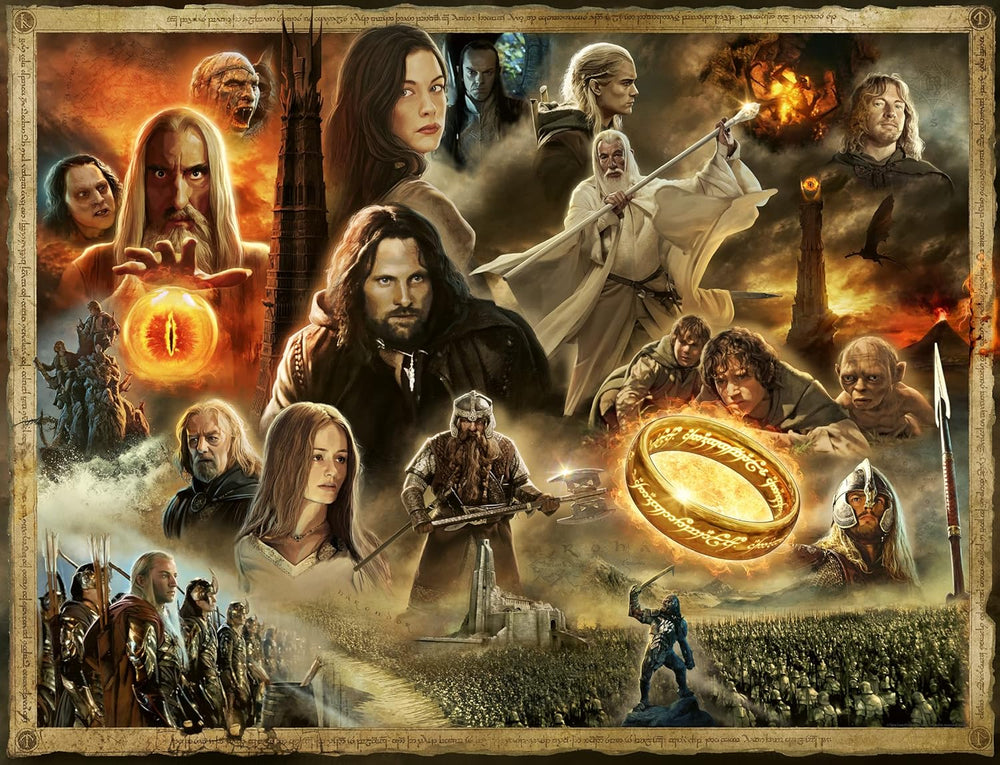 The Lord of The Rings: The Two Towers | Unique 2000 Piece Jigsaw Puzzle