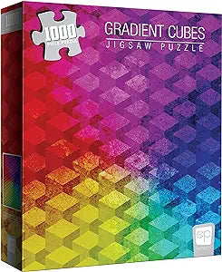Gradient Cubes 1000 Piece Jigsaw Puzzle