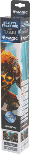 GAMEGEN!C Magic: The Gathering | Reality Fracture Shiny Playmat - Ajani, Path of Vengeance/Ajani, Counterattack Leader