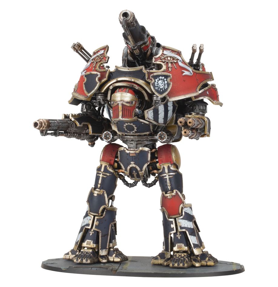 LEGIONS IMPERIALIS: WARBRINGER NEMESIS TITAN WITH QUAKE CANNON, VOLCANO CANNON, AND LASER BLASTER