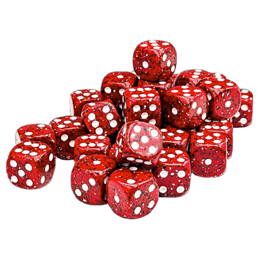 d6 Cube 12mm Speckled (36)