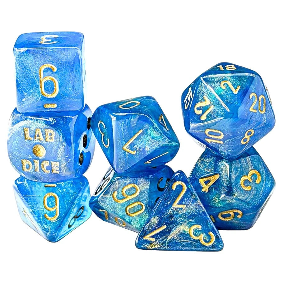 7-Set Lab: Shimmer Aqueous/gold