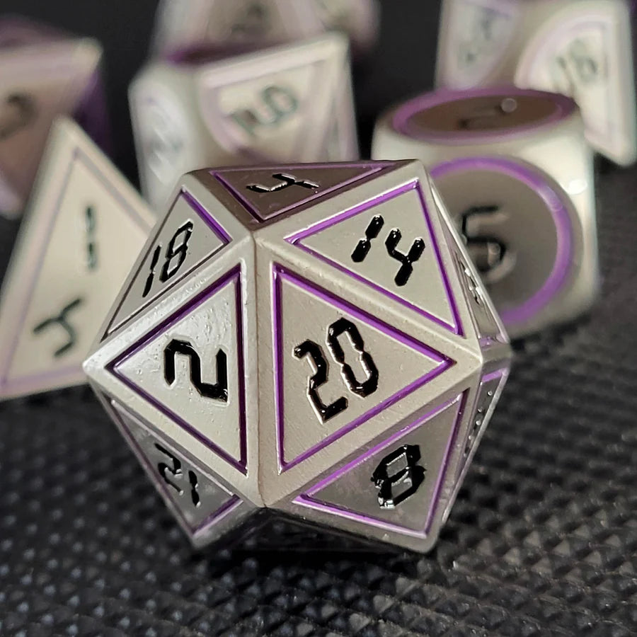 Corrupt Code Set of 7 Metal Dice
