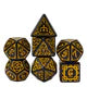 Cryptic Knots: Golden Cuirass RPG Dice Set