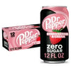 Dr Pepper Zero Sugar Strawberries and Cream Soda Pop