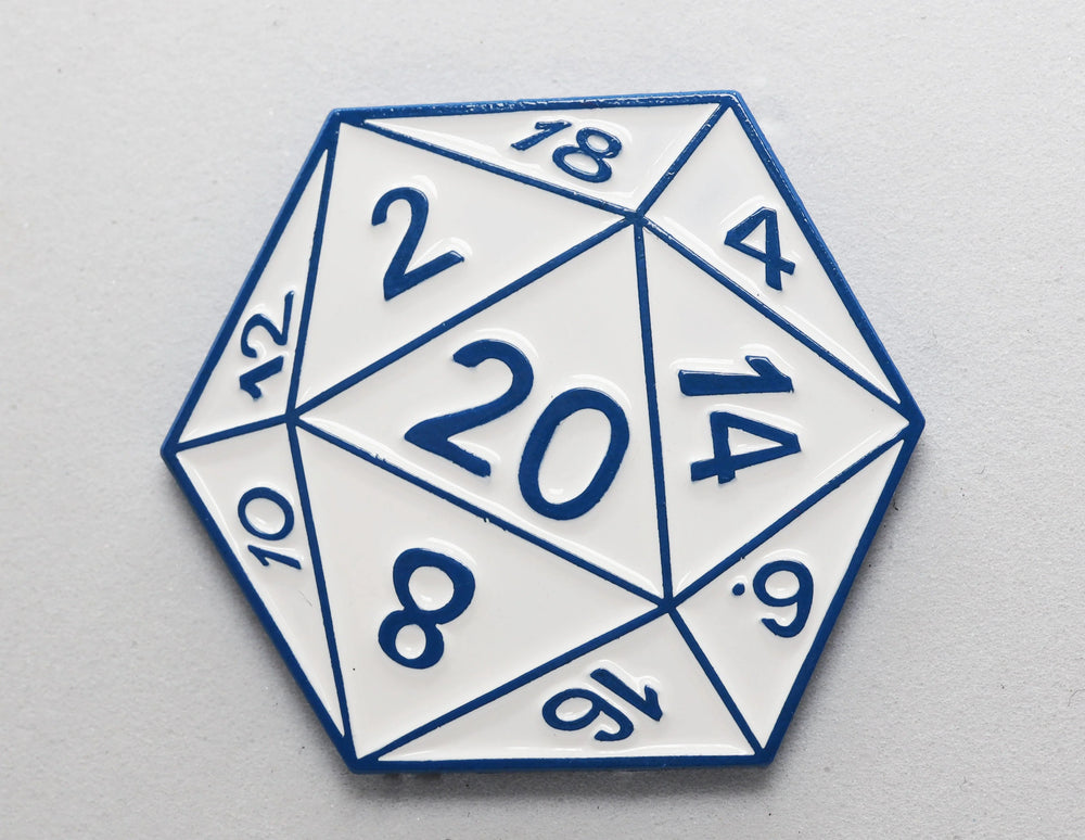 D20 PIN: SHADOW VARIANT BLUE