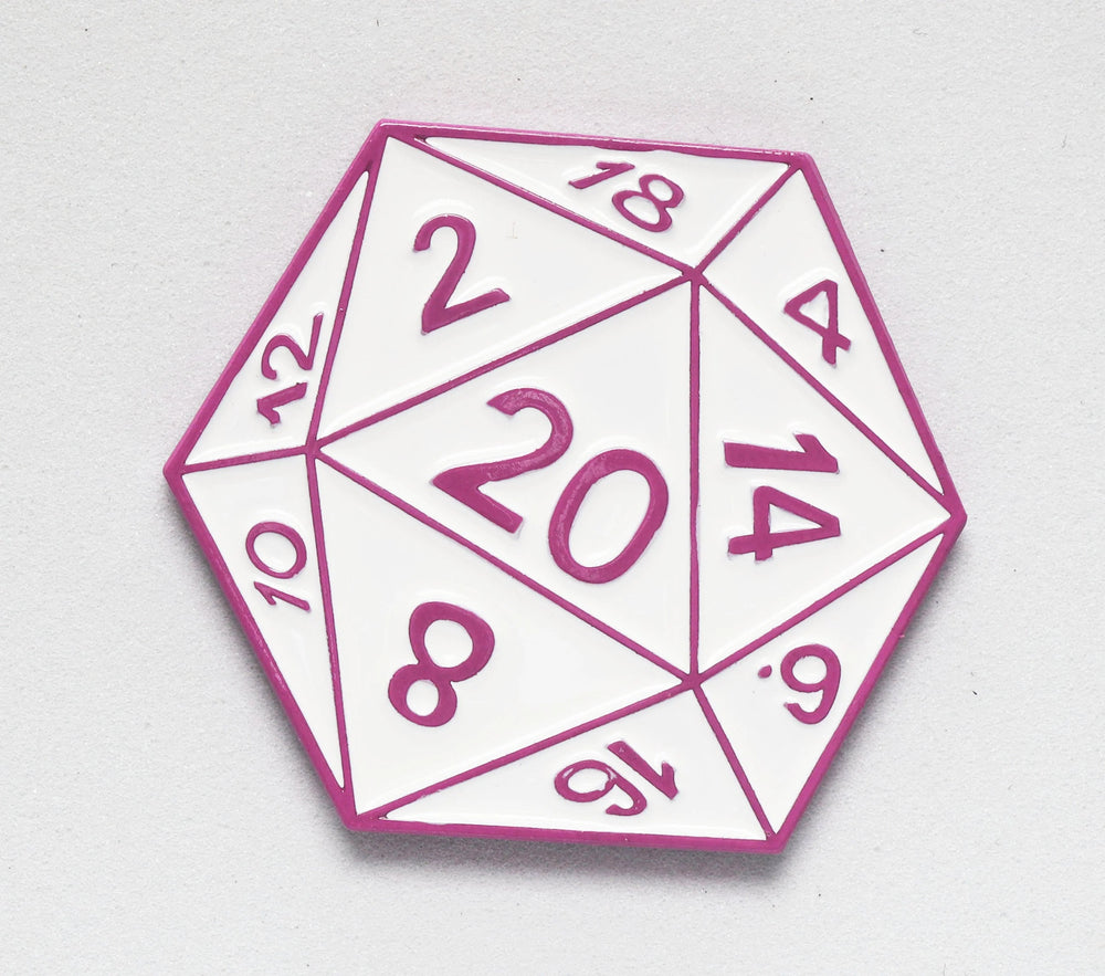 D20 PIN: SHADOW VARIANT PINK
