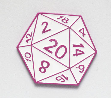 D20 PIN: SHADOW VARIANT PINK