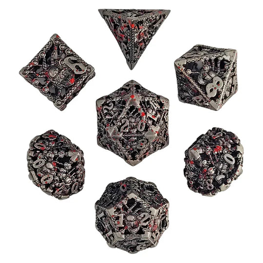 Orox Sees Blood Hollow Metal RPG Dice Set