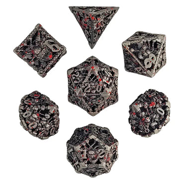 Orox Sees Blood Hollow Metal RPG Dice Set