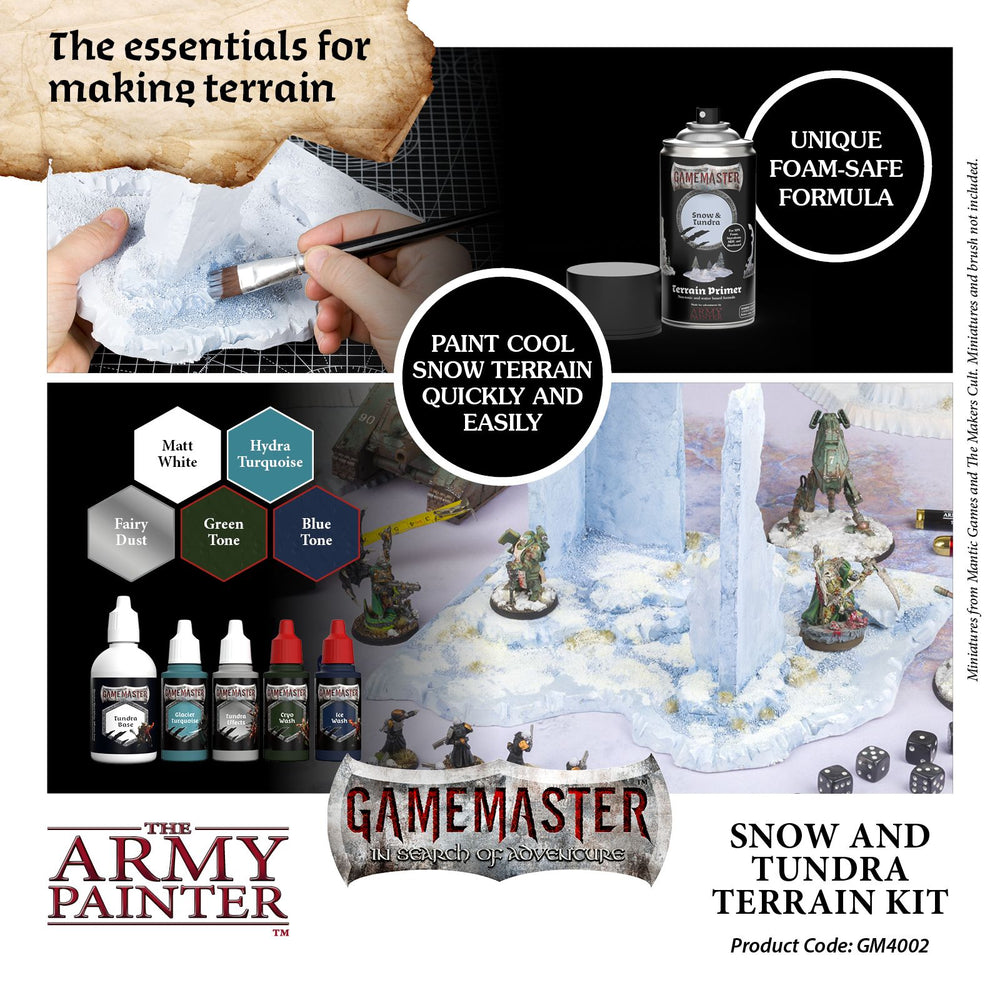 GAMEMASTER TERRAIN KIT: SNOW & TUNDRA