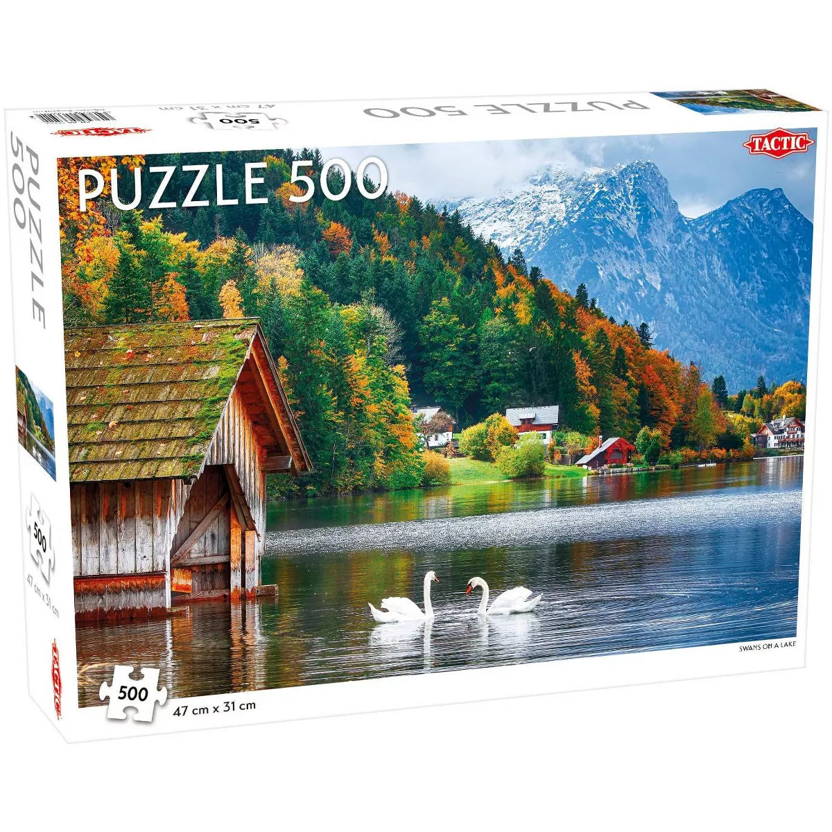Swans on a Lake Jigsaw Puzzle - 500pc