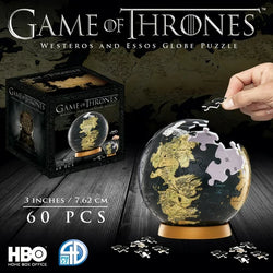 Game of Thrones Globe 3" Puzzle (60)