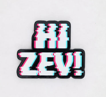 Dungeon Crawler Carl: Hi Zev! Glitch Enamel Pin