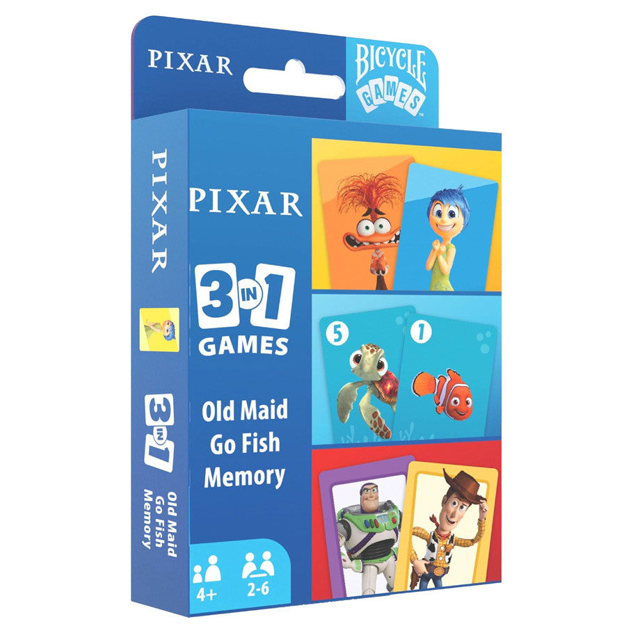 Bicycle: Disney: Pixar 3 in 1 Games Set